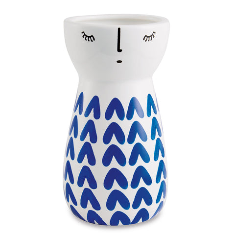 Vaso boneca em cerâmica