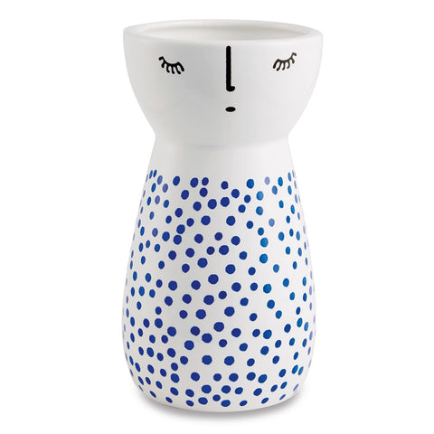 Vaso boneca em cerâmica