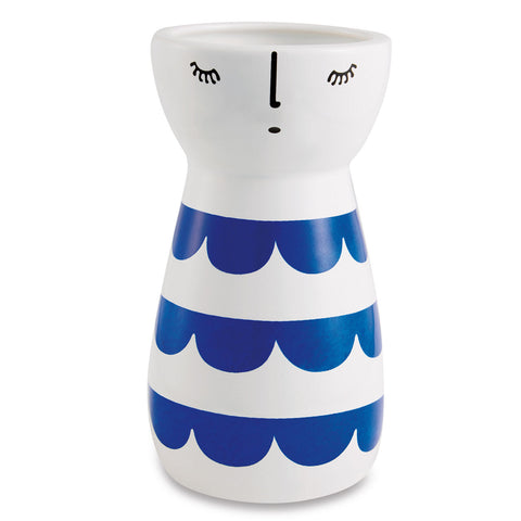 Vaso boneca em cerâmica