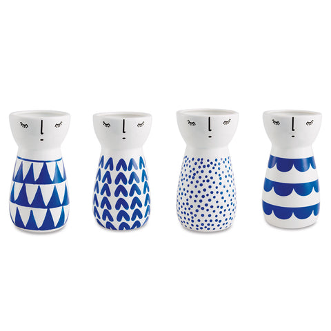 Vaso boneca em cerâmica