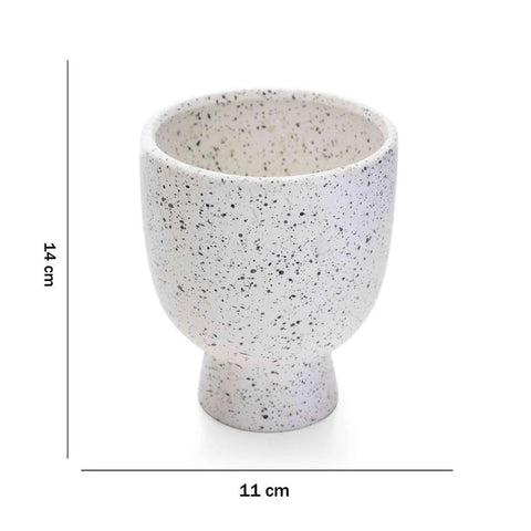 Cachepot em cerâmica Branco