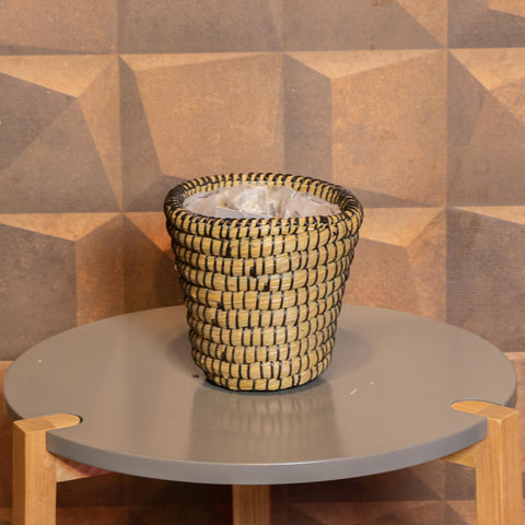 Cesta Jula - Natural com Preto