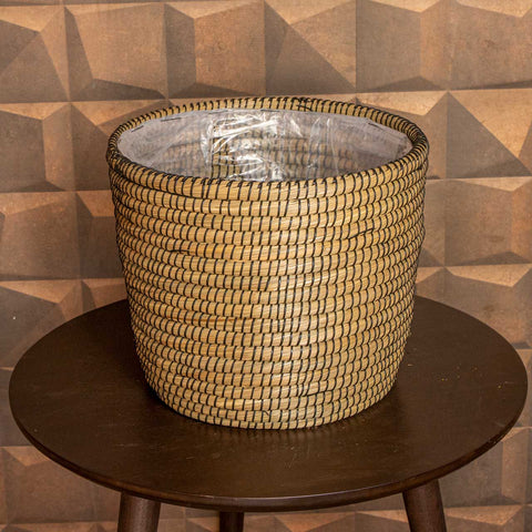 Cesta Jula - Natural com Preto