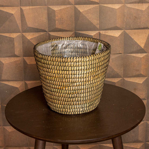 Cesta Jula - Natural com Preto
