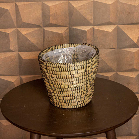 Cesta Jula - Natural com Preto