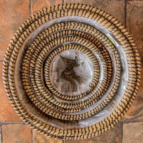 Cesta Jula - Natural com Preto