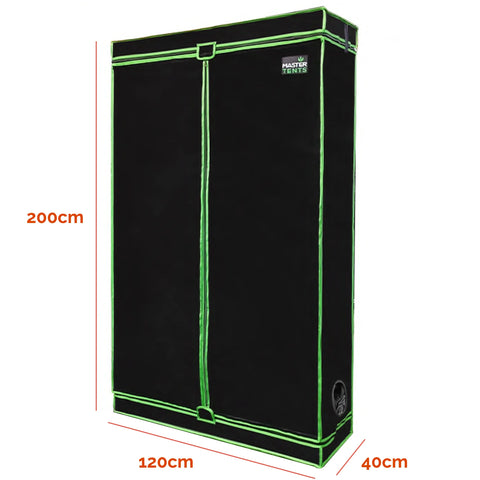 Estufa para cultivo indoor - 120x40x200 - Antichamas Mylar 600D