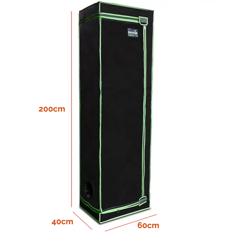 Estufa para cultivo indoor - 60x40x200 - Antichamas Mylar 600D