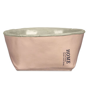 Vasos Cachepots Cachepot Rosa em Cimento P - 1