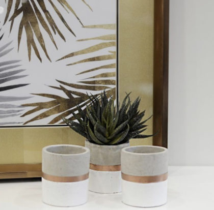 Vasos Cachepots Vaso Cimento M - 3