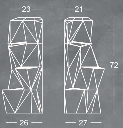 Vaso Vertical Angolo