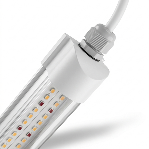 Lâmpada LED Tubular 60cm 20W Full Spectrum - Iluminação para Plantas de Sombra e Estantes
