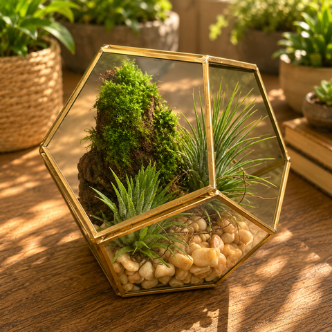 Arranjo de Tillandsias