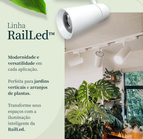 Lâmpada para Plantas - Led Rail