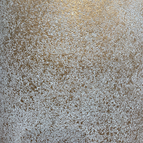 Vaso Concreto Dourado