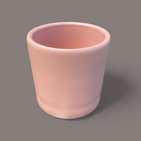 Cachepot em cerâmica rosa
