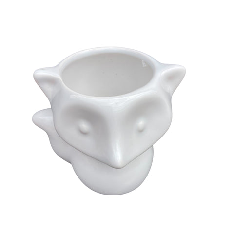 Cachepot Raposa Branca