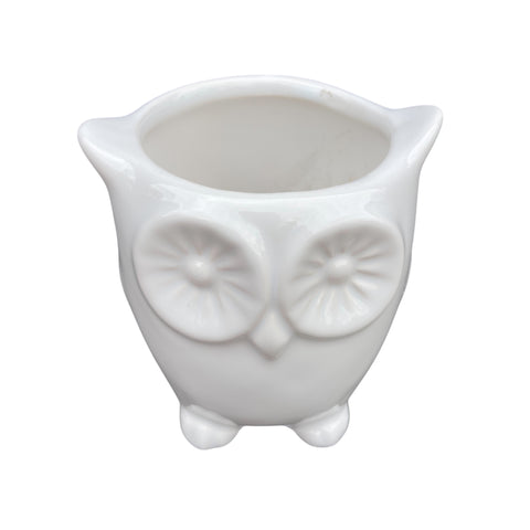Cachepot Coruja Branca