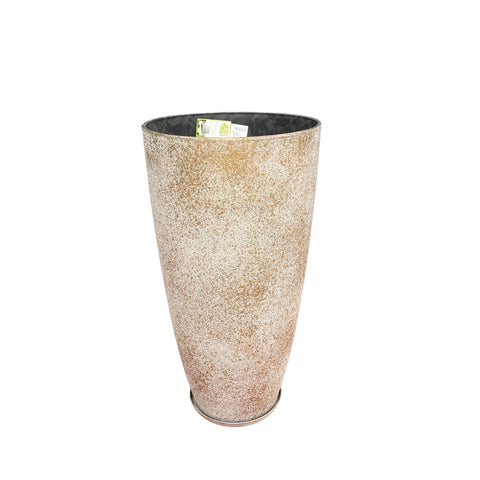 Vaso Concreto Dourado