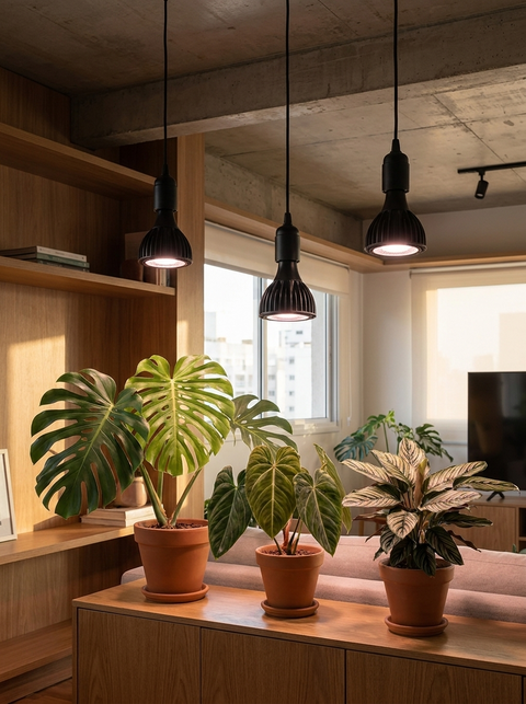 Cultivo com LED de alta performance CRI 98+
