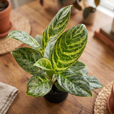 Aglaonema Silver Curly — ambiente