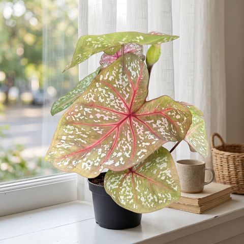 Caladium Poa Branco — ambiente 1